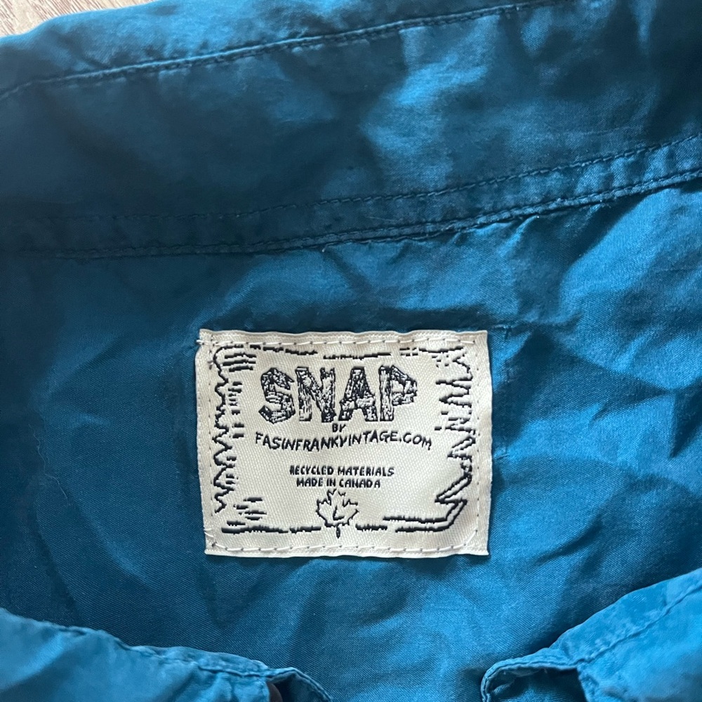 Vintage SNAP by F as in Frank Vintage button down top